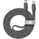 RIVACASE Кабел Rivacase - PS6105GR12, USB-C/USB-C, 1.2 m, сив (PS6105GR12)