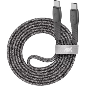RIVACASE Кабел Rivacase - PS6105GR12, USB-C/USB-C, 1.2 m, сив (PS6105GR12)