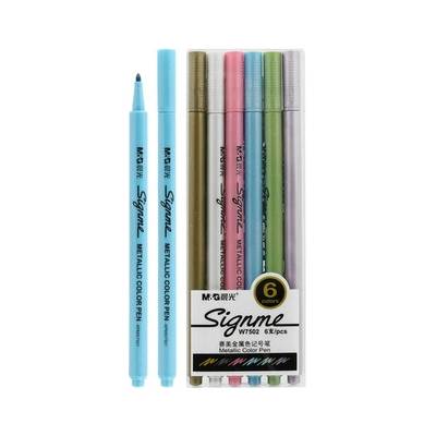M&G Signme metalické barvy sada 6 ks 450386