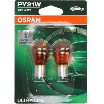 Image 1 of OSRAM Крушка OSRAM PY21W, 12V, 21W, 280lm, 2 броя