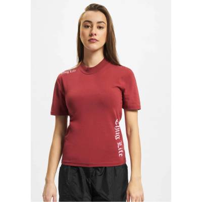 Thug Life Дамска тениска в червен цвят Thug Life StatementUB-TLLTS1007-00199 - Червен, размер XS