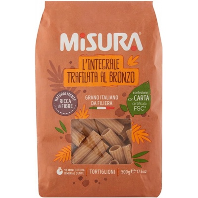 Misura kompostovateľné celozrnné Tortiglioni 0,5 kg