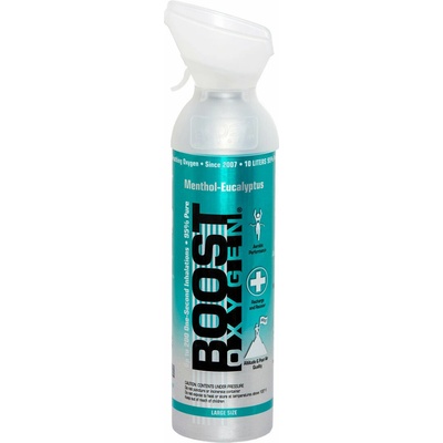 BOOST OXYGEN Doplňkový kyslík pro dýchání Boost Oxygen Mentol Eukalyptus Velký 9 l