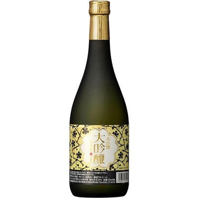Hokkan Daiginjo Honjirusi Sakura Sake 15,8% 0,72 l (čistá fľaša)