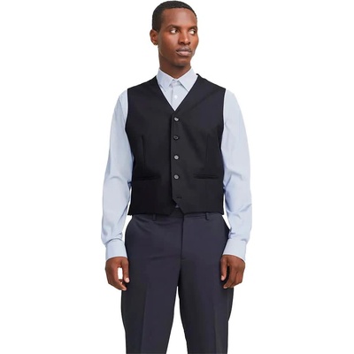 Jack & jones Елек Jack & jones Theo waistcoat - Blue (Dark Navy / Regular Fit)