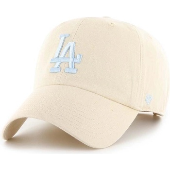 47 brand Памучна шапка с козирка 47 brand MLB Los Angeles Dodgers в бежово с апликация B-NLRGW12GWS-NTG (B.NLRGW12GWS.NTG)