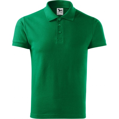 MALFINI Malfini cotton heavy 215 / Мъжка поло тениска - средно зелена xl (2151616)
