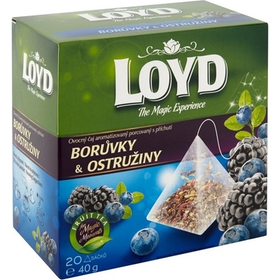 Loyd pyramida Borůvky a Ostružiny 20 x 2 g