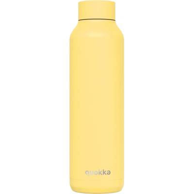 Quokka Nerezová termoláhev Solid Powder 630 ml světle žlutá