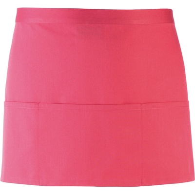 Premier Zástěra Colours PR 155 do pasu s kapsou krátká COT39015531099-fuchsia