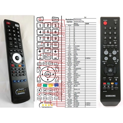 GENERAL SAMSUNG AA59-00379A - съвместимо дистанционно управление на марката General (AA59-00379A)