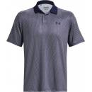 Pánská sportovní trička Under Armour pánské funkční tričko s krátkým rukávem PERF 3.0 PRINTED POLO 1377377-410 modré