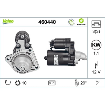 Štartér VALEO 460440