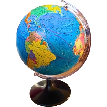 Belma Глобус с надписи на румънски, 25 см - политическа карта