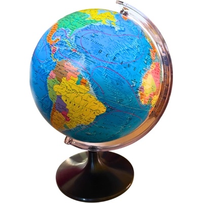 Belma Глобус с надписи на румънски, 25 см - политическа карта