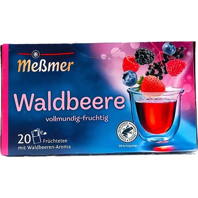MEßMER WALDBEERE ovocný čaj 20 x 2,75 g