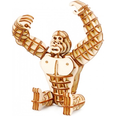 Robotime 3D drevené puzzle Gorila 105 ks