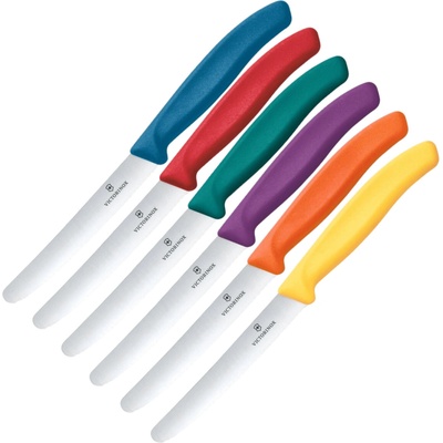 Victorinox Sada kuchyňských nožů na zel. SWISS CLASSIC 11 cm 6 ks pestrobarevná 6.7836.6C1