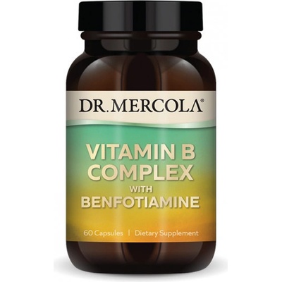 Dr.Mercola Vitamín B Complex s Benfotiaminem 60 kapslí