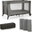 KinderKraft Бебешка преносима кошара Kinderkraft JOY 2, Dark Grey