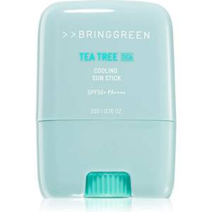 BRINGGREEN Tea Tree Cica Cooling Sun Stick защитен крем за лице в стик SPF 50+ 20 гр