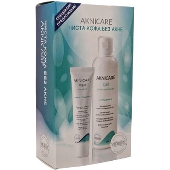Synchroline Aknicare Комплект - Крем-гел за лице и Почистващ гел, 30 + 200 ml