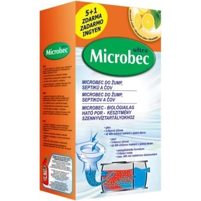 Bros Microbec Ultra do žump,septiků a ČOV 5+1x25g