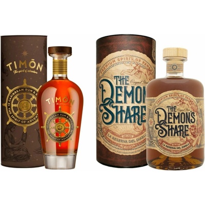 Timon The Spirit Of Adventure 40% 0,7 l a The Demon's Share 40% 0,7 l (set)