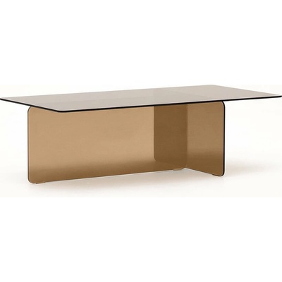 Kave Home Zaren 60 x 120 cm hnedá sklo
