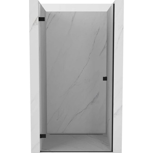 Mexen Lunar-B лява врата за душ кабина 55 cm, прозрачна, черна - 832-055-000-70-00-L (832-055-000-70-00-L)