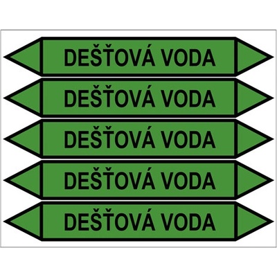 Značení potrubí, dešťová voda PZG 008988
