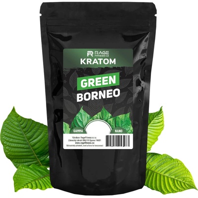 RageFitness Kratom Green Borneo 1000 g – Zboží Mobilmania