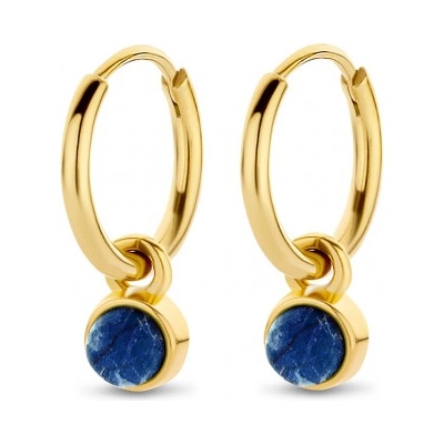 CO88 ocelové náušnice se sodalitem C88CE-70419