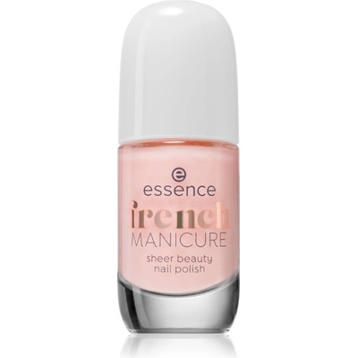 essence French MANICURE лак за нокти цвят 01 - peach please! 8ml