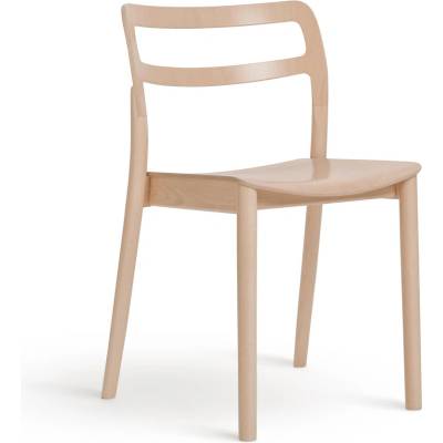 Paged Plasa A-4290 Seat Wood Back Wood buk morený / dyha