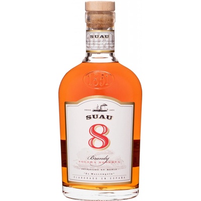 Suau Brandy 8y 37% 0,7 l (čistá fľaša)