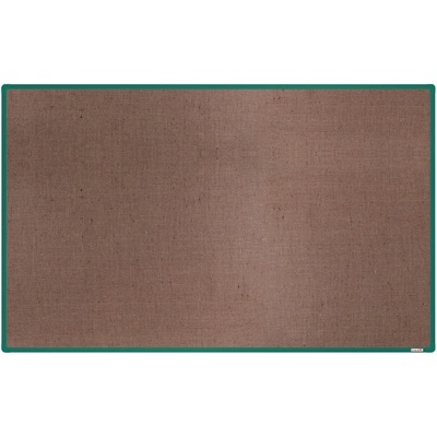 VMS Vision boardOK Jutová nástěnka se zeleným rámem Zelená 200 x 120 cm