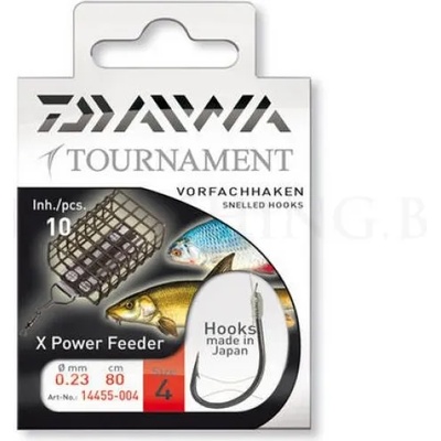 Daiwa Вързани куки - Daiwa TOURNAMENT X-Power Feeder Hooks (14455-0xx)