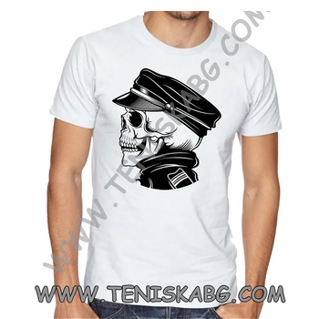 Image 1 of Fruit of the Loom Тениска - Skull hand drawing