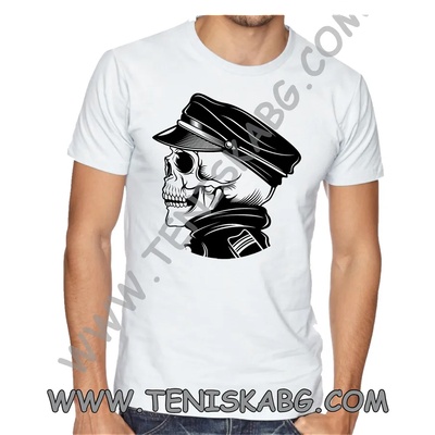 Fruit of the Loom Тениска - Skull hand drawing