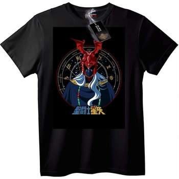 NOONEBRAND Тениска Свети Сейя Зодиак - 2XL, Black