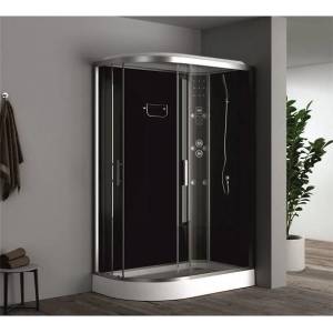 Inter Ceramic Хидромасажна душ кабина ICSH 876 NEW ДЯСНА, 120x80x215см, 4мм (876R NEW)