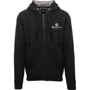 Aquascutum Блуза Aquascutum Men's Zip Hooded Sweatshirt - Black