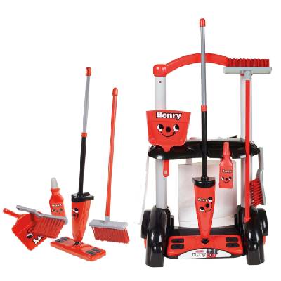 Dětský úklidový vozík mop smeták Casdon Henry Little Helper