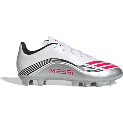 Adidas Юношески футболни бутонки Adidas F50 Club Juniors Firm Ground Football Boots - White/Red