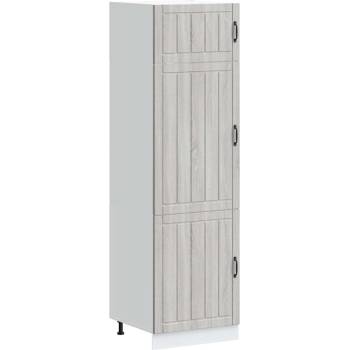 vidaXL Кухненски шкаф Lucca, сив сонома, инженерно дърво (853873)