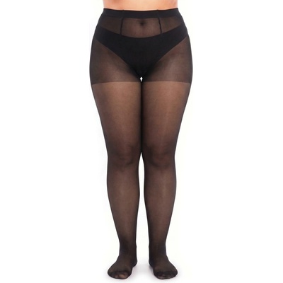 Glamory Supersize 40 DEN extra nadměrné poloprůhledné black