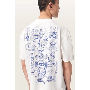 AllSaints тениска мъжка от памук IGNIS (M026PF)