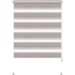 Gardinia Кафяво-сива ролетна щора ден и нощ 42, 5x150 cm Zebra Silvalin - Gardinia (48-2020397)