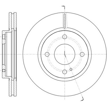 Brzdový kotúč REMSA 61299.10